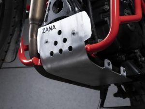 Image ZANA New Bash Plate for Himalayan BS6 (2021-22) – Silver – ZI-8222