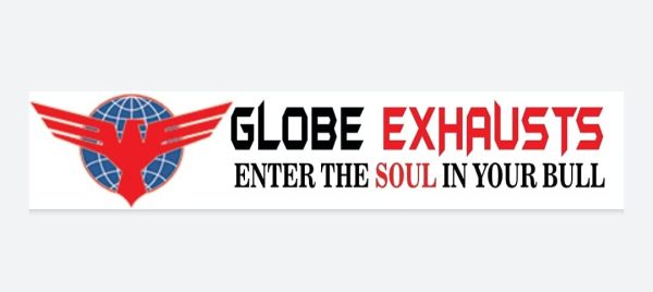 Image Globe Exhausts Flare Shot Exhaust Stainless Steel For Royal Enfield Interceptor/GT 650cc