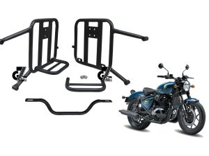 Image G-GANRAZO Black Saddle Stay Pair Right & Left Fit for Royal Enfield Shotgun 650