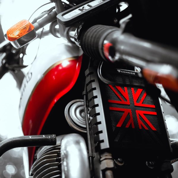 Image Radiator Guard For Interceptor 650 And Continental Gt650, X-Series Radiator Grill For Interceptor 650 And Continental Gt650.
