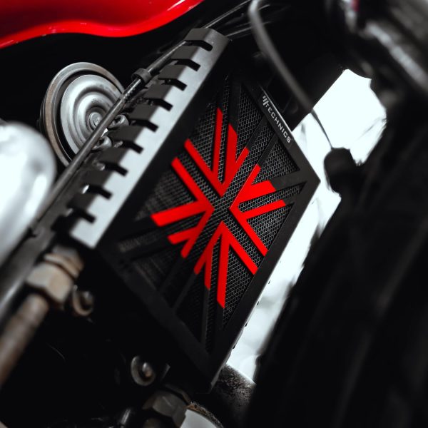 Image Radiator Guard For Interceptor 650 And Continental Gt650, X-Series Radiator Grill For Interceptor 650 And Continental Gt650.