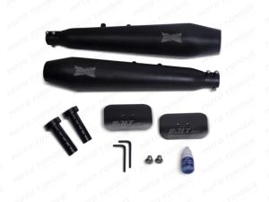 Image Moto Torque Bolt Pro Black Exhaust For Interceptor 650