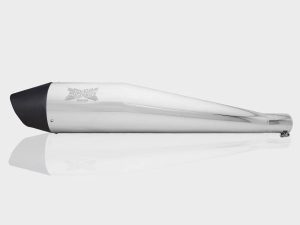 Image Moto Torque Dolphin – Half Chrome Exhaust For Royal Enfield Classic (350/500)