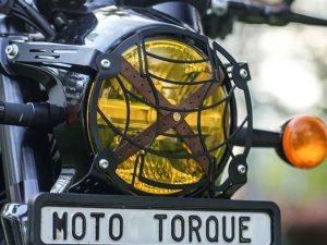 Image Moto Torque Head Light Grill For Royal Enfield Shotgun 650
