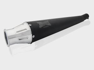 Image Moto Torque Launcher – Black Exhaust For Royal Enfield Classic (350/500)