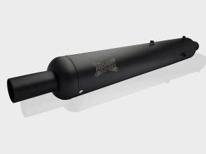 Image Moto Torque Replica – Black (BS6) Exhaust For Royal Enfield Classic (350/500)