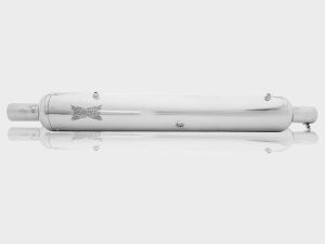 Image Moto Torque Replica – Chrome (BS6) Exhaust For Royal Enfield Classic (350/500)