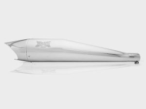 Image Moto Torque Shark – Chrome Exhaust For Royal Enfield Classic (350/500)