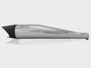 Image Moto Torque Shark – Half Chrome Exhaust For Royal Enfield Classic (350/500)