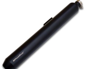 Image Powerage Slip-Ons Exhaust for RE 350 / 500 Black Finish (Long Type)