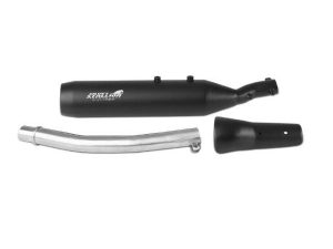 Image Silver Stallion Exhaust For Royal Enfield Bear 650 Twin-Black Matte