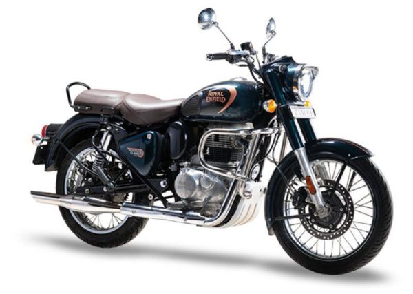 Image Silver Stallion Exhaust For Royal Enfield Classic / Thunderbird 350-Black Matte