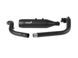 Image Silver Stallion Exhaust For Royal Enfield Himalayan 450 / Guerrilla-Black Matte(Cross Country Full system)