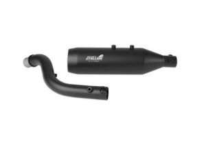 Image Silver Stallion Exhaust For Royal Enfield Himalayan 450 / Guerrilla-Black Matte(Cross Country)