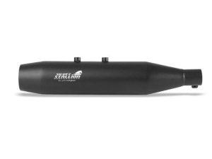 Image Silver Stallion Exhaust For Royal Enfield Hunter 350-Black Matte