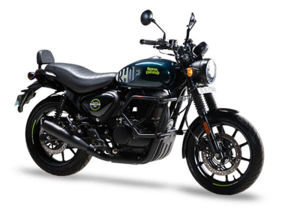 Image Silver Stallion Exhaust For Royal Enfield Hunter 350-Black Matte