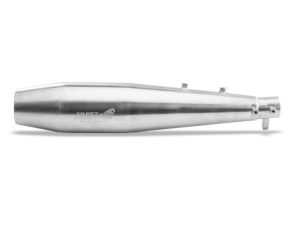 Image Silver Stallion Exhaust For Royal Enfield Interceptor / GT 650 Twin-Brushed finishes