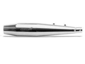 Image Silver Stallion Exhaust For Royal Enfield Interceptor / GT 650 Twin-Silver