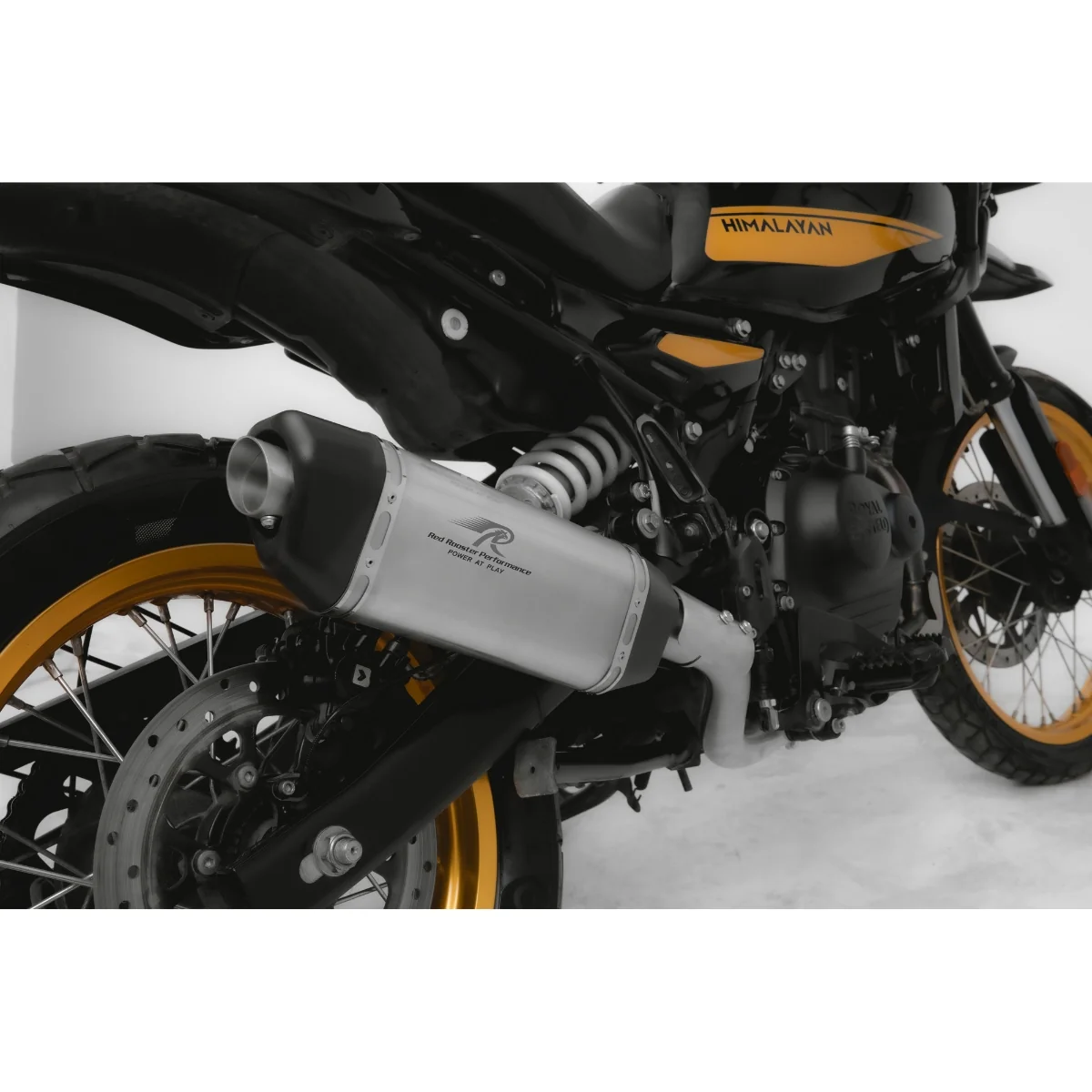 Red Rooster Vertex Pro Exhaust for Royal Enfield Himalayan 450 – Matte Finish — изображение 3