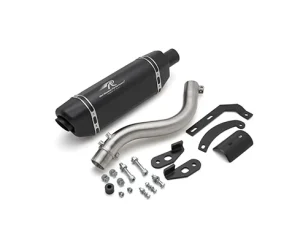 Vertex Pro Exhaust For Royal Enfield Himalayan 450 - Black Finish