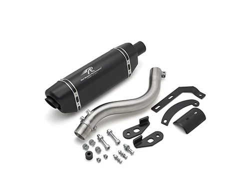 Vertex Pro Exhaust For Royal Enfield Himalayan 450 - Black Finish