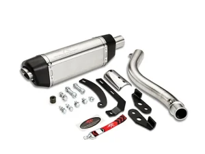 Red Rooster Performance Vertex Pro Exhaust for Royal Enfield Himalayan 450 – Matte Finish