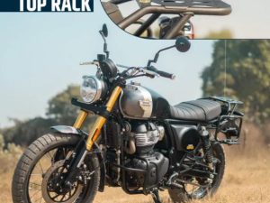 Image ZANA Top Rack with W Plate for Bear 650 (Compatible with Pillion Backrest) – ZI-8542