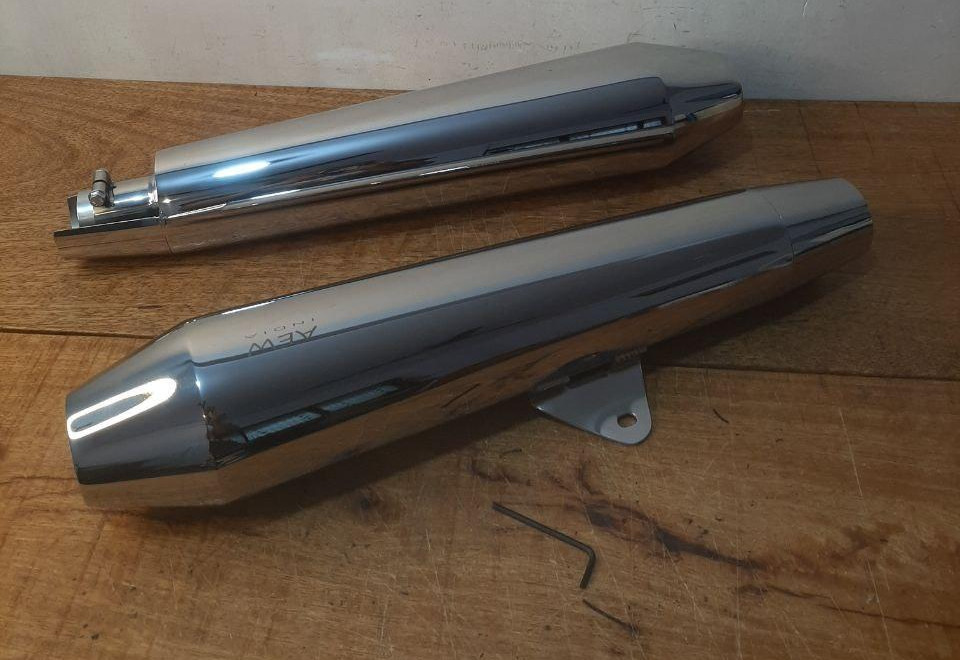 AEW Выхлоп TE 102 Megaphone для Interceptor/GT650 — изображение 4