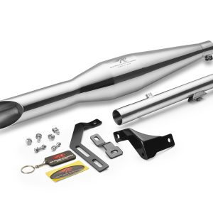 Image Red Rooster Rumbler Ace–Polish Exhaust for Royal Enfield Classic Reborn 350 (post-2021 model)