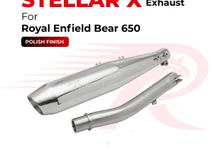 Red-Rooster Performance Stellar-X Exhaust-(Polish) For Bear-650