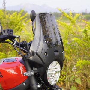 Image Carbon Racing “wanderer” Premium Touring Windshield For Guerrilla 450 – Smoked