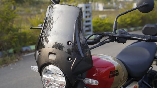 Image Carbon Racing “wanderer” Premium Touring Windshield For Guerrilla 450 – Smoked