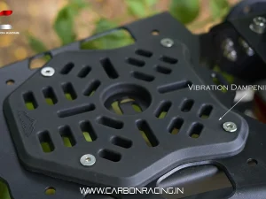Carbon Racing Premium Top Rack For Guerrilla 450 with Anti-vibration Dampener Plate
