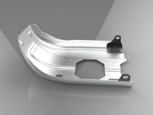 Image Premium Pressed Aluminium Skid Plate – Super Meteor 650