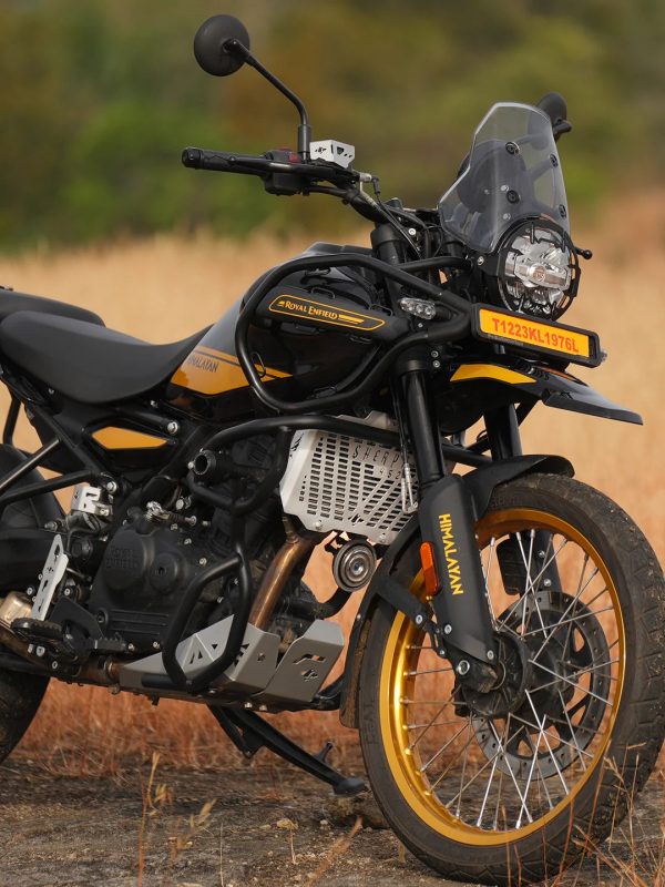 Image Himalayan 450 Vambrace Bash plate Aluminium