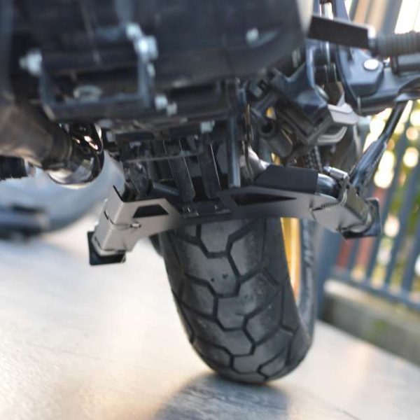 Image Centre stand Extension With Sump Guard