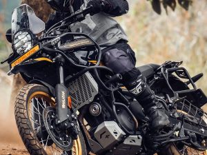Image Himalayan 450 Vambrace Bash plate Aluminium