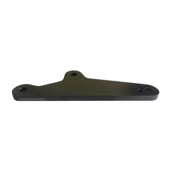 Image MK Designs Pillion Footrest Extender for Royal Enfield Interceptor 650 & Continental GT 650" (Black)
