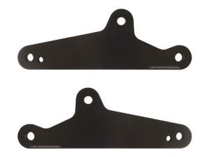 Image MK Designs Pillion Footrest Extender for Royal Enfield Interceptor 650 & Continental GT 650" (Black)
