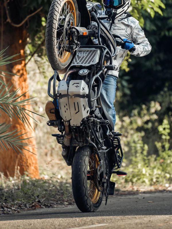 Image Himalayan 450 Vambrace Bash plate Aluminium
