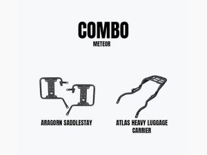 Image Meteor Atlas Heavy Luggage Carrier & Aragorn Saddle Stay Combo