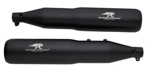 Image Red Rooster Performance Atlas Exhaust (Black) For Royal Enfield Classic 650
