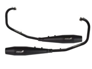 Image Silver Stallion-Full System (Black-Matte) For Royal Enfield Interceptor / GT 650 (Twins)