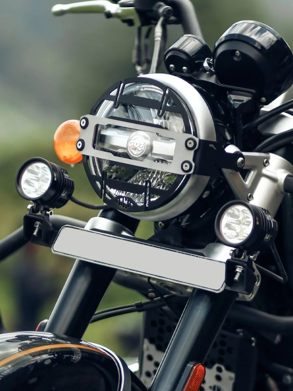Image Super Meteor 650 Beacon Fog Light Mount Set
