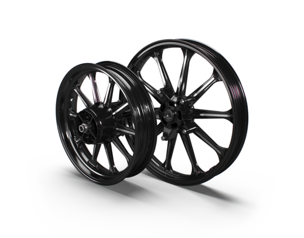 Image Black Style 1 Alloy Wheels-Dual-Bis