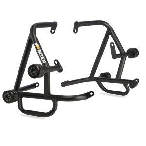 Image Bizen RE Himalayan 450 Premium Crash Guard/Engine Gaurd with Double Frame Sliders - Black