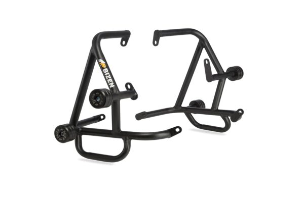 Image Bizen RE Himalayan 450 Premium Crash Guard/Engine Gaurd with Double Frame Sliders - Black