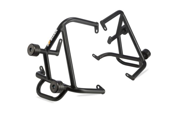 Image Bizen RE Himalayan 450 Premium Crash Guard/Engine Gaurd with Double Frame Sliders - Black