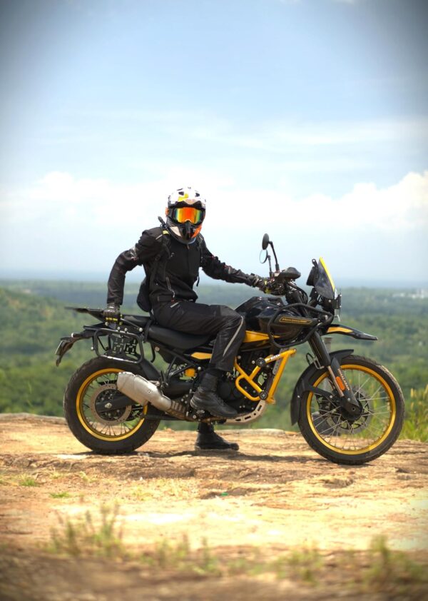 Image Bizen RE Himalayan 450 Premium Crash Guard/Engine Gaurd with Double Frame Sliders - Black