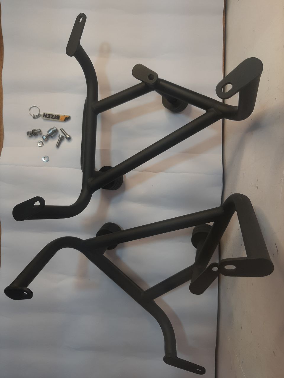 Bizen RE Himalayan 450 Premium Crash Guard/Engine Gaurd with Double Frame Sliders - Black — изображение 8